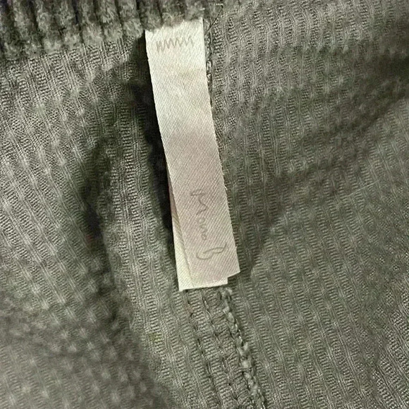 Mono B green corduroy button front skirt with pockets  size large green - Picture 7 of 8